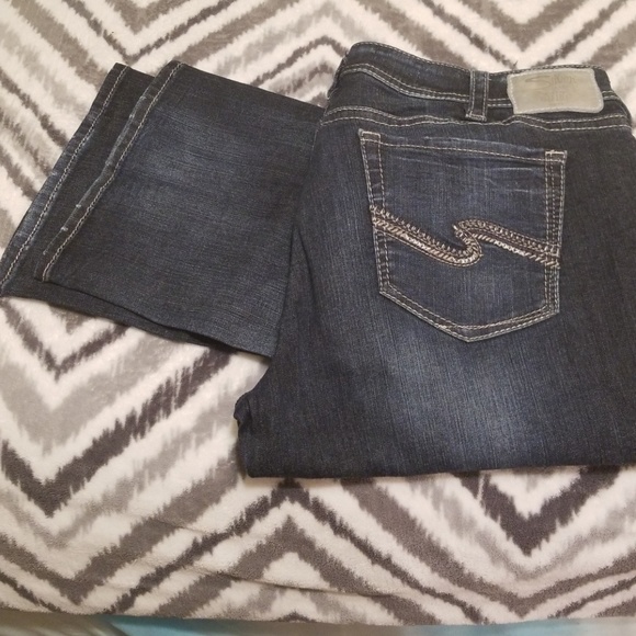 Suki High Slim Boot SILVER JEANS 36X33 - Picture 1 of 4